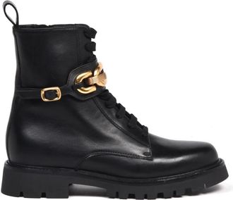 Baldinini Botas de Combate - Shoes - Mujer - Negro - 38 1/2 EU