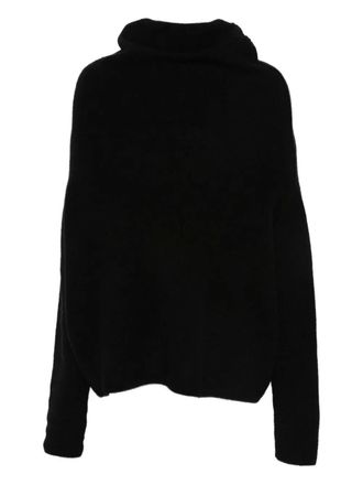 Rick Owens Shroud hooded jumper - Black
