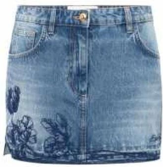 Elisabetta Franchi Mujer, Faldas, Azul, Talla: M