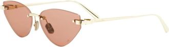 Dior Sunglasses, unisex, Yellow, Size: 59 MM B5U Butterfly Sunglasses