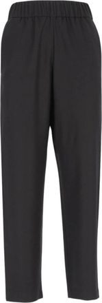 Barena Tapered Broeken - Dames - Broeken - Zwart - 2XS - Katoen - Broeken
