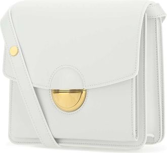 Proenza Schouler Womens Shoulder Bag White Leather