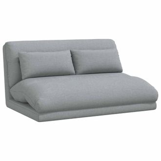 vidaXL Sill&oacute;n Ajustable Gris Claro Tela Vidaxl