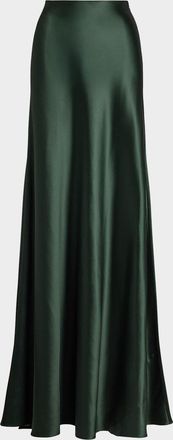 Ralph Lauren Collection Masina Satin Maxi Skirt
