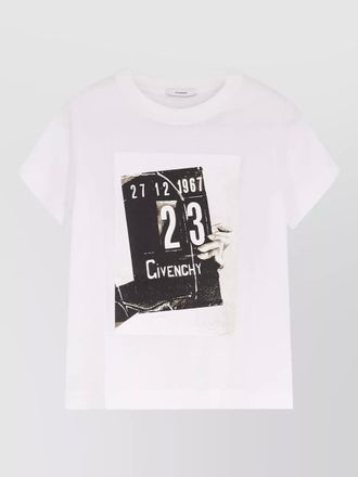Givenchy cotton maxi print short sleeve t-shirt