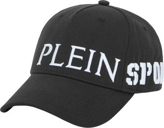 Plein Sport Baseball Cap - Heren - Outdoor handschoenen - Zwart - ONE Size - Katoen - Fitness