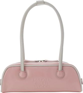 Marge Sherwood Soft Baguette Mini - Dames - Schoudertassen - Roze - ONE Size - Leer - Tassen