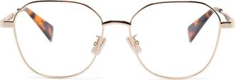 Kenzo Occhiali geometrici - Oro