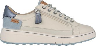 Pikolinos Arenas Vetersneaker - Dames - Veterschoenen - Beige - 38 EU - Leer - Schoenen