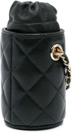 Chanel Pre-owned Bucket Bags, female, Black, Size: ONE SIZE Pre-owned Bucket Bag