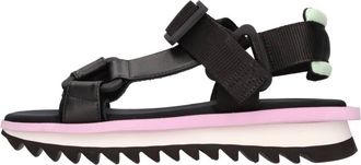 3Juin Malia Sandalen - Dames - Sandalen - Zwart - 40 EU - Leer - Schoenen