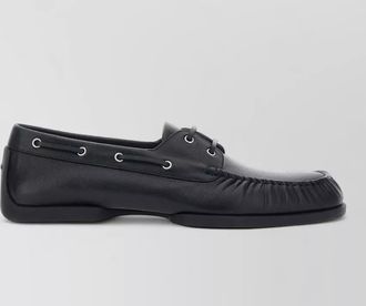 Jil Sander calf leather loafers