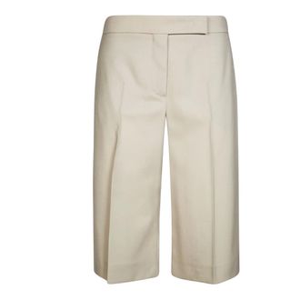 Max Mara Long Shorts, female, Beige, Size: XS Mxsumile Bermuda
