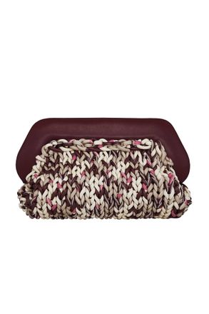Themoir&egrave; Womens Bios Printed Knitted Bag In Cabernet