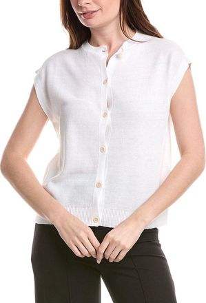 Eileen Fisher Eileen Fisher Linen-Blend Vest