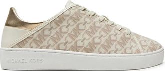 Michael Kors Stijlvolle Sneakers voor Alledaags Gebruik - Dames - Sneakers - Beige - 37 EU - Schoenen