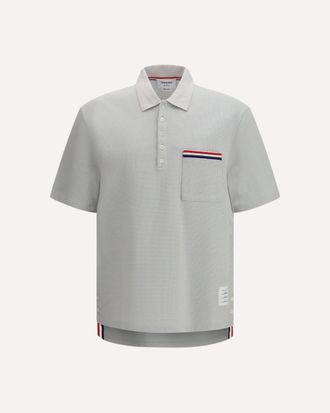 Thom Browne Short-sleeve Polo with chest pocket Male 4