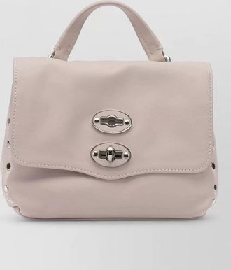 Zanellato crossbody bag adjustable strap metal hardware