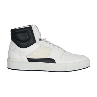 Common Projects Sneakers, male, White, Size: 6 US Panelled High-Top Sneakers