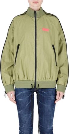 Dsquared2 Stijlvolle Oversized Jas - Dames - Zomerjassen - Groen - 2XS - Jassen