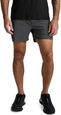 Beyond Yoga Mens Warplite Session Lined Shorts Gray XXL
