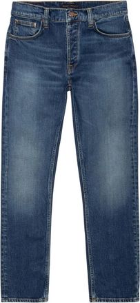 Nudie Jeans Slim Fit Wild Blue Jeans - Heren - Regular Fit Jeans - Blauw - W33 L32 - Katoen - Jeans