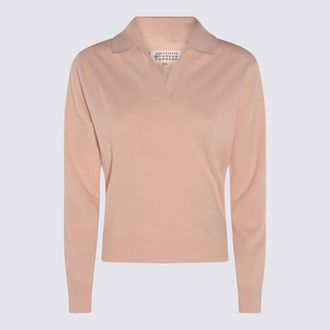 Maison Margiela Sweaters Pale Pink-Donna
