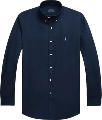 Polo Ralph Lauren Klassiek Formeel Overhemd - Heren - Zakelijke Overhemden - Blauw - S - Katoen - Overhemden