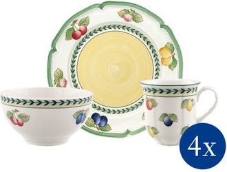 Villeroy & Boch French Garden Fleurence 12 Piece SetRice Bowl in White at Nordstrom