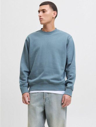 Jack Jones Male Sweatshirt mit Rundhals Einfarbig Sweatshirt mit