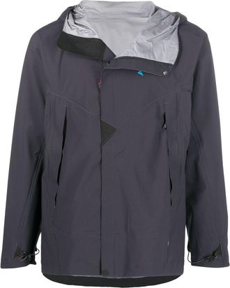 Kl&auml;ttermusen Regenjack met capuchon - Zwart