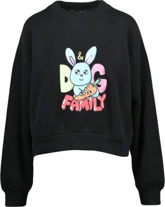 Dolce & Gabbana Mujer, Sudaderas, Negro, Talla: M