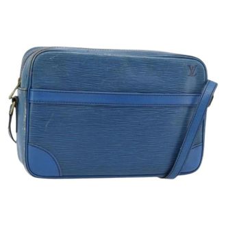 Louis Vuitton Pre-owned Trocadero 27 Schoudertas - Dames - Pre-owned - Blauw - Maat: ONE Size Leer