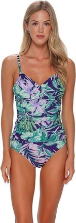 Sunsets Simone Tankini Swimsuit Top in Palm Shade at Nordstrom, Size Small