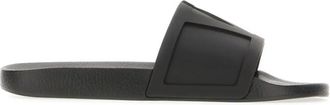 Valentino Garavani Black Slip-on Slides