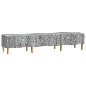 vidaXL Mueble De Tv 147 X 34,5 X 30 Cm Sonoma Gris Vidaxl