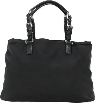 Prada Pre-owned Nylon prada-bags - Dames - Vintage Handtas - Zwart - ONE Size - Nylon - Vintage