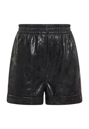Faina Korte broek Dames Slang Zwart