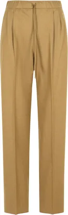 Max Mara Gatti Dove Gray Cashmere Drawstring Pants