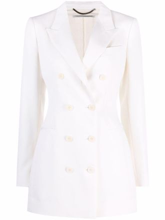 Stella McCartney Blazer met dubbele rij knopen - Beige