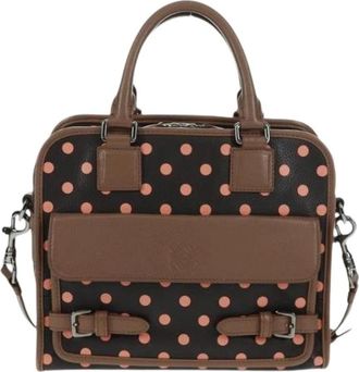 Loewe Pre-owned Handbag - Dames - Vintage Handtas - Bruin - ONE Size - Leer - Vintage