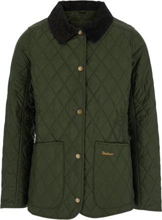 Barbour Groene Gewatteerde Buitenjas - Dames - Zomerjassen - Groen - L - Jassen