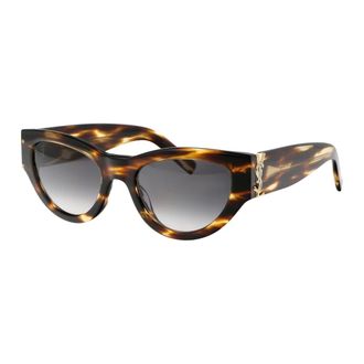Saint Laurent SL M94 Zonnebril - Dames - Accessoires - Bruin - Maat: 53 MM Nylon