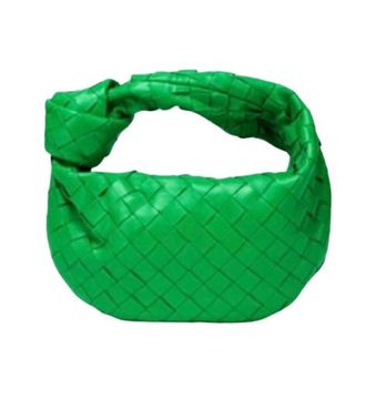 Bottega Veneta Matcha Leather Mini Jodie Bag