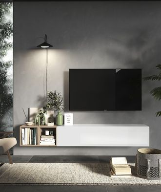 Inosign Wohnwand »Infinity, 2tlg. Breite 194 cm, Höhe variabel, Wohnwand« Spar-Set, 2 Stk. tlg