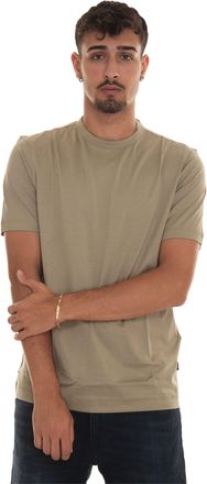 BOSS T-shirt manica corta THOMPSON03 Verde militare BOSS Uomo