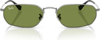 Ray-Ban Sunglasses Rb3947 004/4 E Gunmetal/Green Unisex
