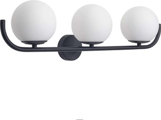 Forlight Sfera Apliqiue Triple Esferico Para Bombilla G9 En Color Negro - Forlight