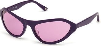 Web Eyewear Purple Plastic Womens Sunglasses