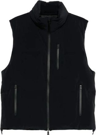 Herno Zip-up Mouwloos Vest - Heren - Bodywarmers - Zwart - 2XL - Polyester - Jassen